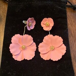 Floral Pink Earrings